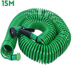 Garden Telescopic Spring Hose Tube -Garden Hose Plastic Multifunctional Car Wash Water Spray Sprinkler For Garden Water Pipe (Color : 15M) - Image 2