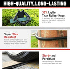 Garden Hose 75ft x 5/8", NON-EXPANDABLE Heavy Duty Premium Flexible Hose - Image 4