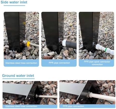 Floor Mounted Faucet Outdoor Water Pipe Vertical Fountain Irrigation Column,Freestanding Outdoor Water Column - Antifreeze Faucet Dispenser, Durable Garden Hydrant Fountain, Floor Mount Tap - Image 4