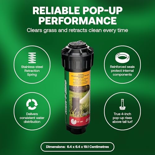 Rain Bird 52SA Premium Gear Drive Rotor Sprinkler Head 4 in Pop Up, 2 Pack - Image 5