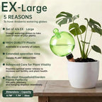 EX-Large Plant Watering Globes, 26oz Plastic Top Fill Self Watering Globes - Image 4