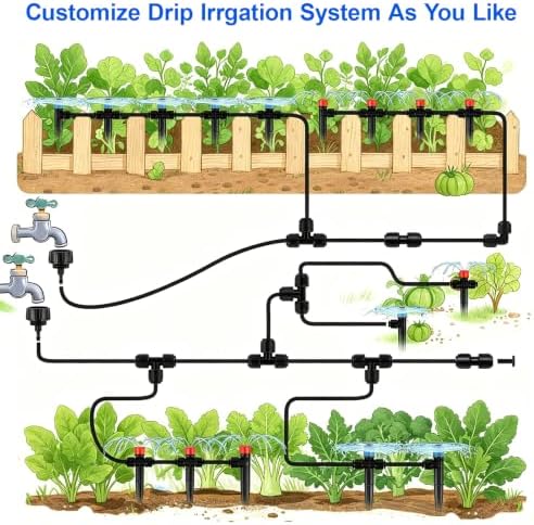 Quick Connect 1/4 Inch Drip Irrigation Fittings Kit - Image 6