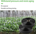 Drip Tape Irrigation Tubing Emitter Spacing Agricultural Water Line black 2 inch 100m 7 holes - Image 7
