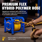 Goodyear Retractable Air Hose Reel, 3/8" x 100 Feet, 300 PSI - Image 4