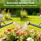 Galvanized Steel Watering Can for Outdoor&Indoor Plants，1.5 Gallon - Image 4