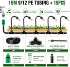 Garden Misting System Tee Nozzle - Greenhouse Humidifier Atomizer Watering Kit for Efficient Plant Irrigation and Optimal Growth - Image 2