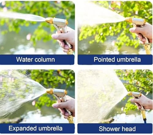 Freestanding Outdoor Faucet with Tap and Spray Gun, Vertical Garden Water Column with Hose Holder for Garden Irrigation, Car Washing, Watering(113cm*44.5in) - Image 5