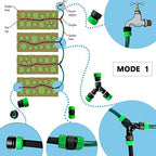 AMRITA 1/2"Soaker Hose KIT, Soaker Hose 60ft+PVC Garden Hose 50ft - Image 4