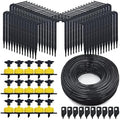 Garden Supplies 10-100M 2L/H Pressure Compensation Emitter Arrow Watering Kits w Puncher for Agriculture Greenhouse Drip Nozzle(KIT001-10M) by Unknown