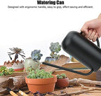 1.5L Stainless Steel Long Spout Watering Can, Garden Watering Pot with Ergonomic Handle, Large Capacity Plant Irrigation Tool for Indoor Outdoor Flowers Bonsai Potted Plants - Image 6