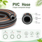 Garden Irrigation Flexible Fine Misters for Outdoor Plants Yard Lawn, Adjustable Sprinkler Nozzle with 360 Flexible Hose(70m/230ft) - Image 3