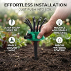 360 Multi Directional Lawn Sprinkler,Versatile Garden Irrigation Sprinkler in Ground,Flexible Coverage Precision Degree Lawn Sprinklers Watering Sprayer System for Yard (3pcs) - Image 5