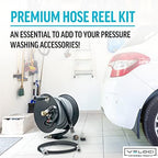MTM Hydro Reel Kit with Pressure Washer Hose, 50 ft, 3/8 in, Gray - Image 5