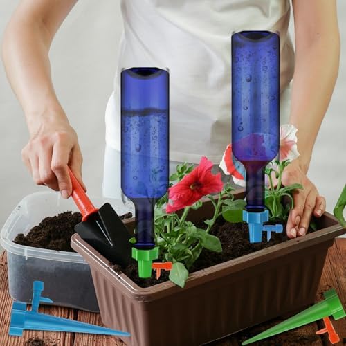 Plant Watering Devices with Self Spikes and Plastic Bottles - Image 2
