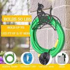 Butterfly Hose Holder Metal Wall Mount HeavyDuty 125'5/8"Garden Hose Hanger - Image 5