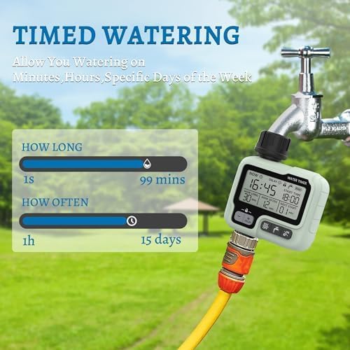 Drip Irrigation System for Garden, Greenhouse Watering System 230FT+Hose Timer - Image 7