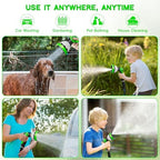 Junredy 75 FT Garden Hose, Flexible Water Hose with 10-Function Sprayer - Image 6
