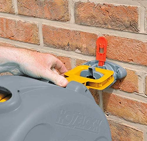 Hozelock - 25 M 2-in-1 Compact Dispenser: Portable or Wall Mounted Dispenser, Easy Rewinding Function, Comes with Lance, Fittings and Fixings [2415R3500] - Image 5