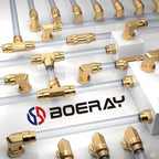 18PCS 1/2" 3/4" 5/8" Brass Dot Air Line Fittings Kit, Straight Union - Image 6