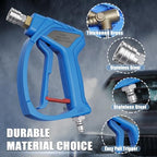 Short Pressure Washer Gun with 3/8" Swivel, 4080PSI - Image 4