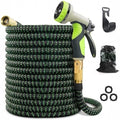Garden Hose Pipe Spray Gun,High Pressure Anti-Leaking Hose Gun(25FT),9 Adjustable Patterns Garden Hose Nozzle Sprayer with,Suitable for watering plants and lawns,Green,25FT by Unknown