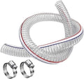 3/4" ID x 1" OD Heavy-Duty Steel Wire Vacuum Suction Hose, PVC High Pressure UV Chemical Resistant Thick Flexible Vinyl Tubing, Bilge Pump Hose,16.4FT by PEISONGFEI
