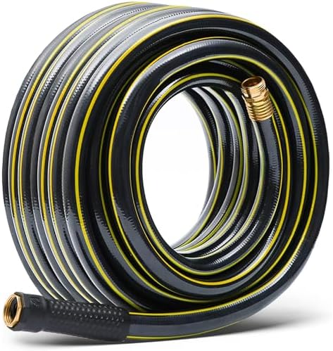 50ft Heavy Duty 3/4 in. Garden Hose, Solution4Patio, Male/Female Fittings by Solution4PatioExpertinGardenCreation