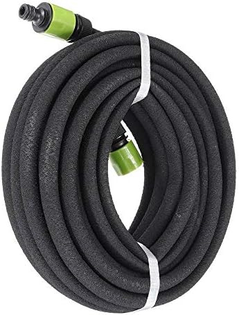 Sprinkler Controller 15m Black Porous Irrigation Soaker Hose Expandable Flexible Watering Dripper Tu Pipe Garden Lawn Plant Irrigation Tool Automatic Water Irrigation Control System - Image 2