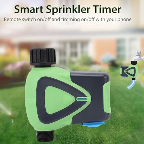 Sanpyl WiFi Sprinkler Timer, Smart Bluetooth Hose Timer with app Voice Control, Applicable 3/4 Inch Hose, Automatic Irrigation Controller for Garden - Image 2