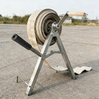Foldable Fire Water Pipe Storage Device, Portable Manual Pipe Winding Tool, All Metal Hose Reel for Farm Irrigation Farmlande, Gardening,Portable Farmlandes Irrigations Hose Reel Tool - Image 3