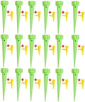 6-24pcs Auto Adjustable Drip Spike Water Bottle Irrigation System Self Dripper Automatic Device Indoor Plant(Green-18Pcs) by Unknown