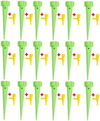 6-24pcs Auto Adjustable Drip Spike Water Bottle Irrigation System Self Dripper Automatic Device Indoor Plant(Green-18Pcs) by Unknown