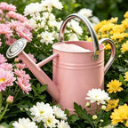 Metal Watering Can for Outdoor Plants, Watering Can Decor 1 Gallon (Pink) - Image 7