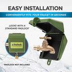 Fozlock Outdoor Faucet Lock System - Insulated Hose Bib Lock with Cover, Stainless Steel - Prevent Theft, Easy Install (2 Pack) - Image 6