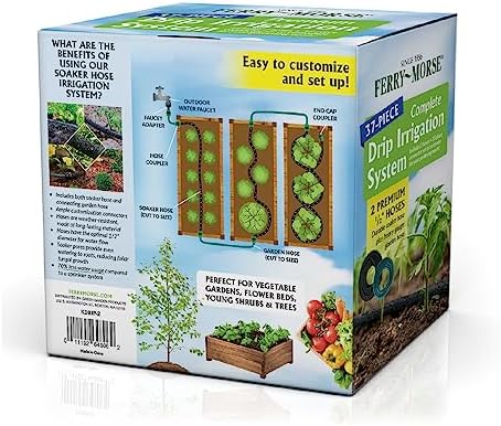 Ferry-Morse Drip Irrigation Soaker Hose Kit, 100 ft + 50 ft Hose - Image 3