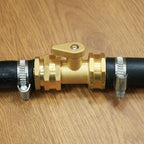 SIGURANTA Garden Hose Shut Off Valve 3/4 Inch Solid Brass Garden Hose connecto Shut Off Ball Valve (10 Set) - Image 5