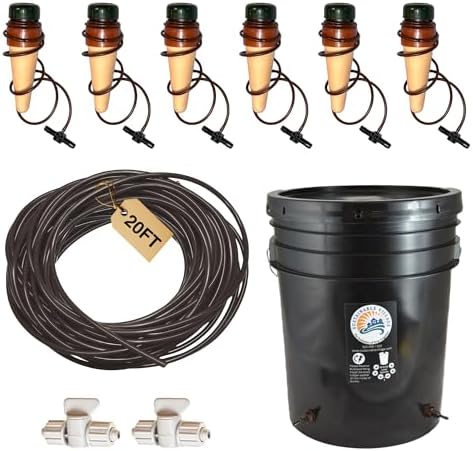Backyard Irrigation Kit, Gravity Drip System for Container Gardening by SuperiorIrrigationSustainableLivingProducts