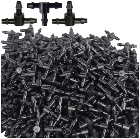 Three-Way Drip Irrigation Connector Hose Barb Connector Suitable For Sprinkler Irrigation System 4mm/7mm Pipes(200 PCS) - Image 3