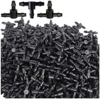 Three-Way Drip Irrigation Connector Hose Barb Connector Suitable For Sprinkler Irrigation System 4mm/7mm Pipes(200 PCS) - Image 3