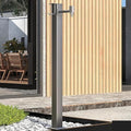 Stainless Steel Vertical Garden Water Column & Outdoor Faucet Stand, Freestanding Hose Holder & Decorative Water Feature for Outdoor Spaces, Durable & Stylish Garden Accessory by Unknown