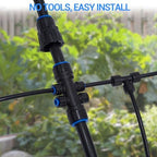 DIY Automatic Drip Irrigation Kit for Lawn and Potted Plants – 1/2" (33ft) & 1/4" (200ft) Durable Tubing – Adjustable POM Nozzles – Leak-Proof Quick-Connect Fittings – Multi-Design Sprayers - Image 3