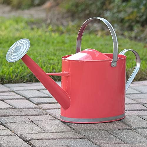 Arcadia Garden Products WC16 Chic Watering Can, Indoor and Outdoor, Easy Pour, Gift, 1.8 gal, Coral - Image 5