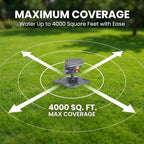 Oscillating Lawn Sprinkler 16 Nozzles 4 Spray Modes Adjustable Range (3) - Image 5