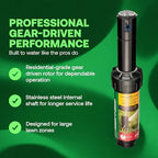 Rain Bird 52SA Premium Gear Drive Rotor Sprinkler Head 4 in Pop Up, 4 Pack - Image 2