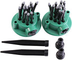 Sprinkler, 2Pcs Garden Plants Vegetable Adjustable Watering Sprinkler Multi use Lawn Irrigation System by Haofy