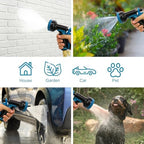 150 ft Expandable Garden Hose, 2026 New Retractable Water Hoses 150ft with 10 Function Spray Nozzle, Solid Brass Fittings, Extra Strength Fabric, Flexible Expanding Latex Core, Lightweight & No Kink - Image 7