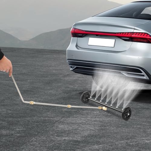 2-in-1 undercarriage Pressure Washer Attachment,22 Inch Pressure Washer Water Broom with 7 Nozzles,Under Car Washer Cleaner with 3 Pieces Extension Wand,4000 PSI for Cars, Trucks, Driveways(Black) - Image 2