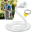 20 FT Faucet Hose Adapter for Sink, Transparent PVC Extra Long Hose and Faucet Connector with Hose Clamp for Bucket, Garden, Sink, Pet Bathing by FUYITE