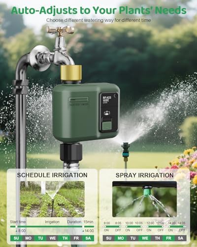 WiFi Water Timer for Garden Hose, 3 Pc Smart Sprinkler Controller - Image 4