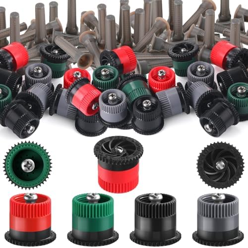 Honoson 60 Pcs Sprinkler Heads Replacement, 10/12/15/17 Van, 4 Colors by Honoson